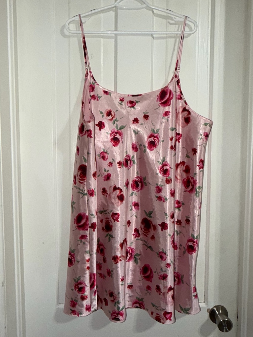 Vintage Women's plus size 2X sleep dress satin lounge dress night gown
